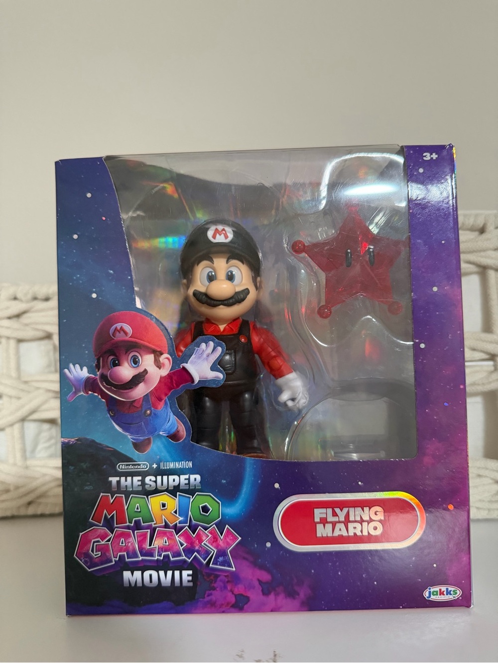 The Super Mario Galaxy Movie Flying Mario Action Figure New